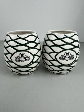 Set of 2 Patron Tequila Ceramic Cups